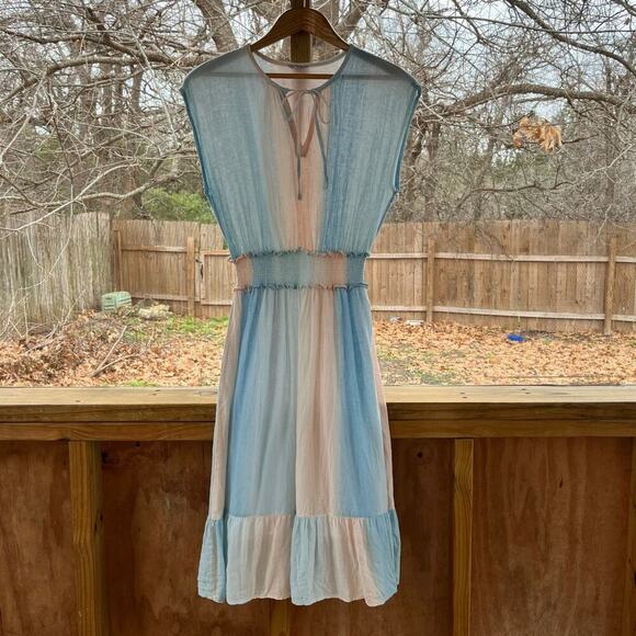RAILS Ashlyn Dress Color Sunset Gradient Blue And Pink Size S - Picture 5 of 14